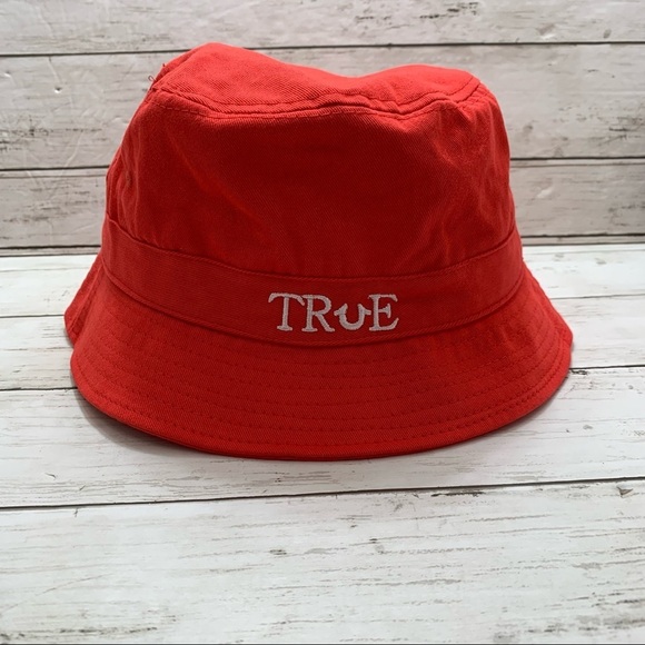 True Religion Red True Bucket Hat - Picture 3 of 10